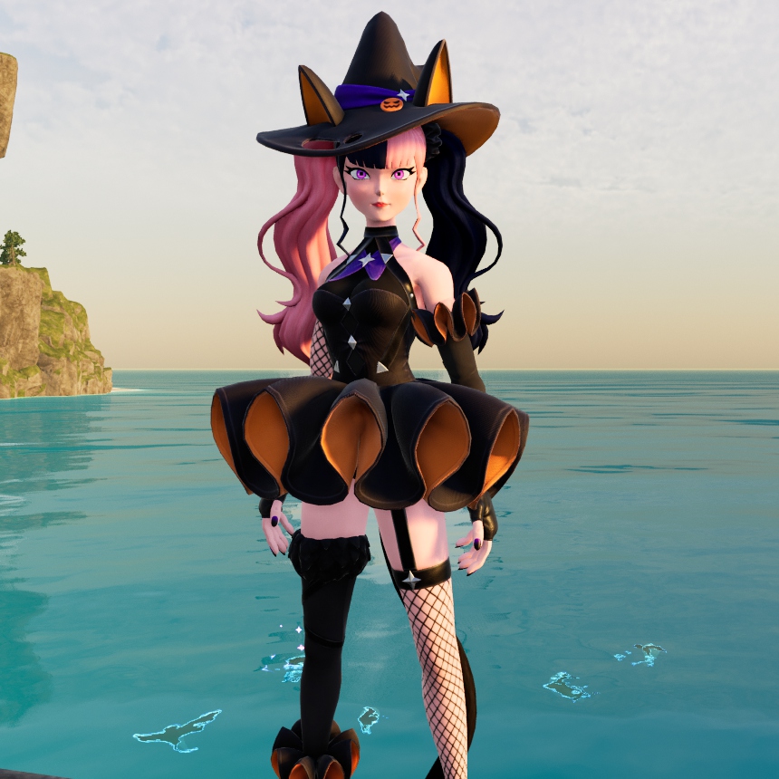 Play as Zoe with Halloween costume