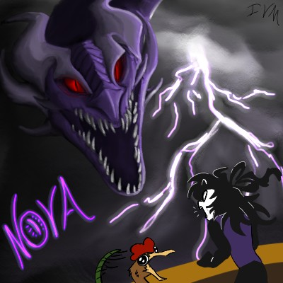 NOVA world of chaos logo