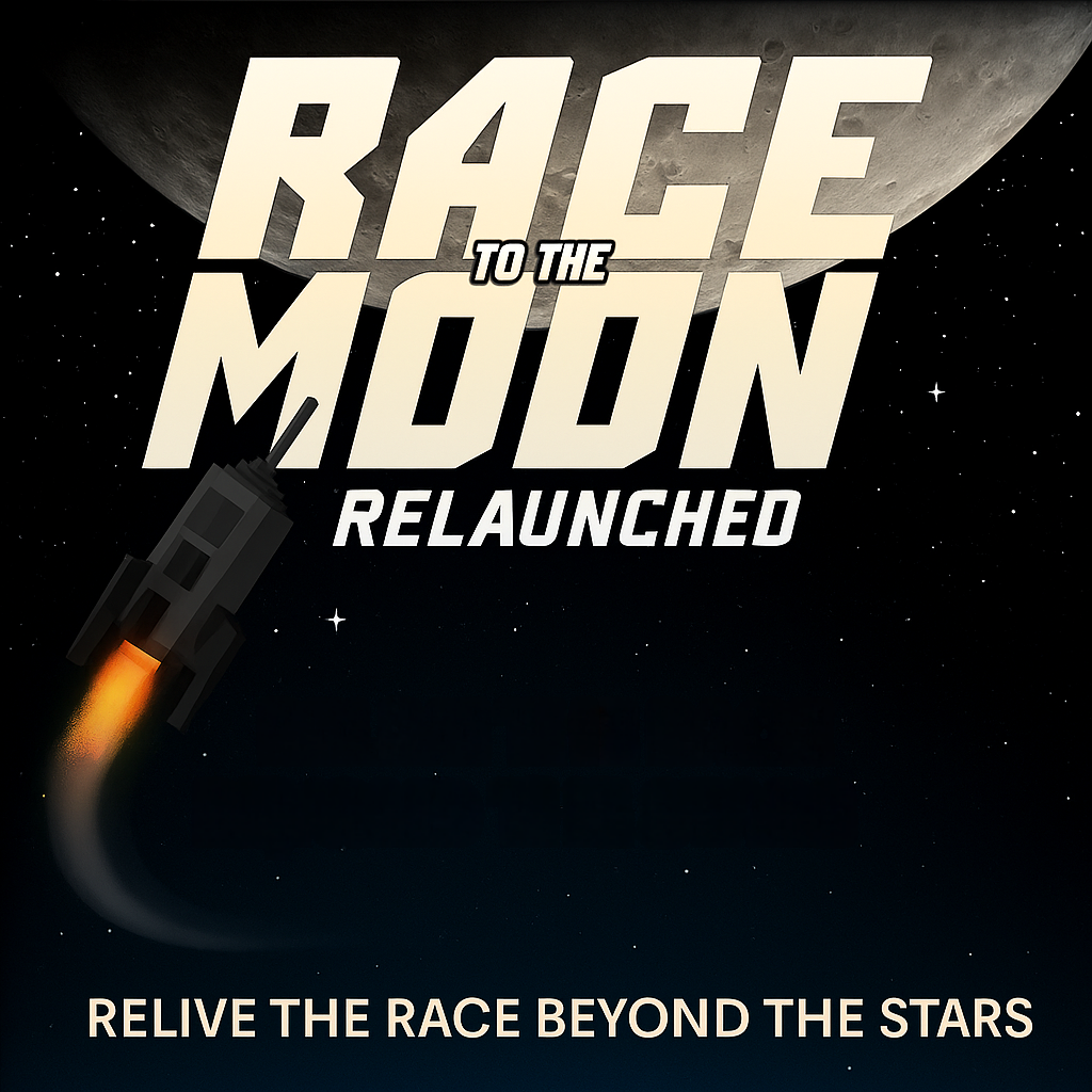 Race To The Moon - RELAUNCHED logo