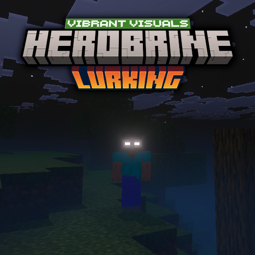 Herobrine Lurking - Vibrant Visuals logo
