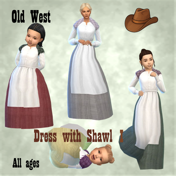 Old West Farm Dress with Shawl 1 All Ages logo
