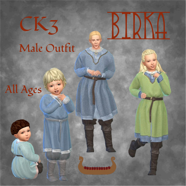 CK3 Norse Outfit Birka for men and boys logo