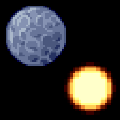Rounded Sun & Moon logo