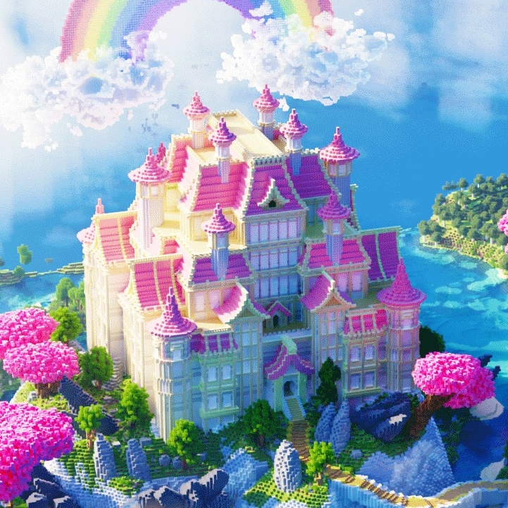 Pink Castle - Survival Spawn logo