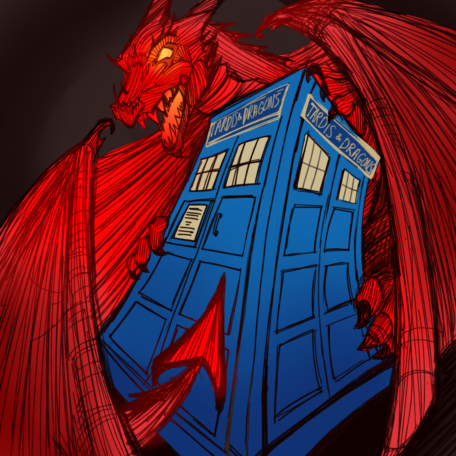 TARDIS & DRAGONS logo
