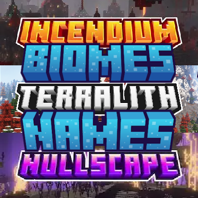 Terralith, Incendium, Nullscape Biomes Names