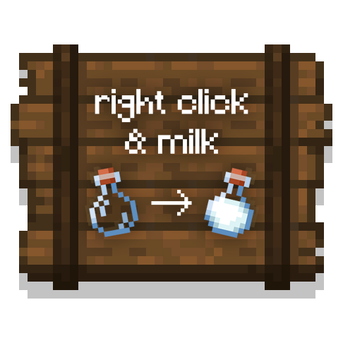Right Click and Milk (A Farmer's Delight Add-on)