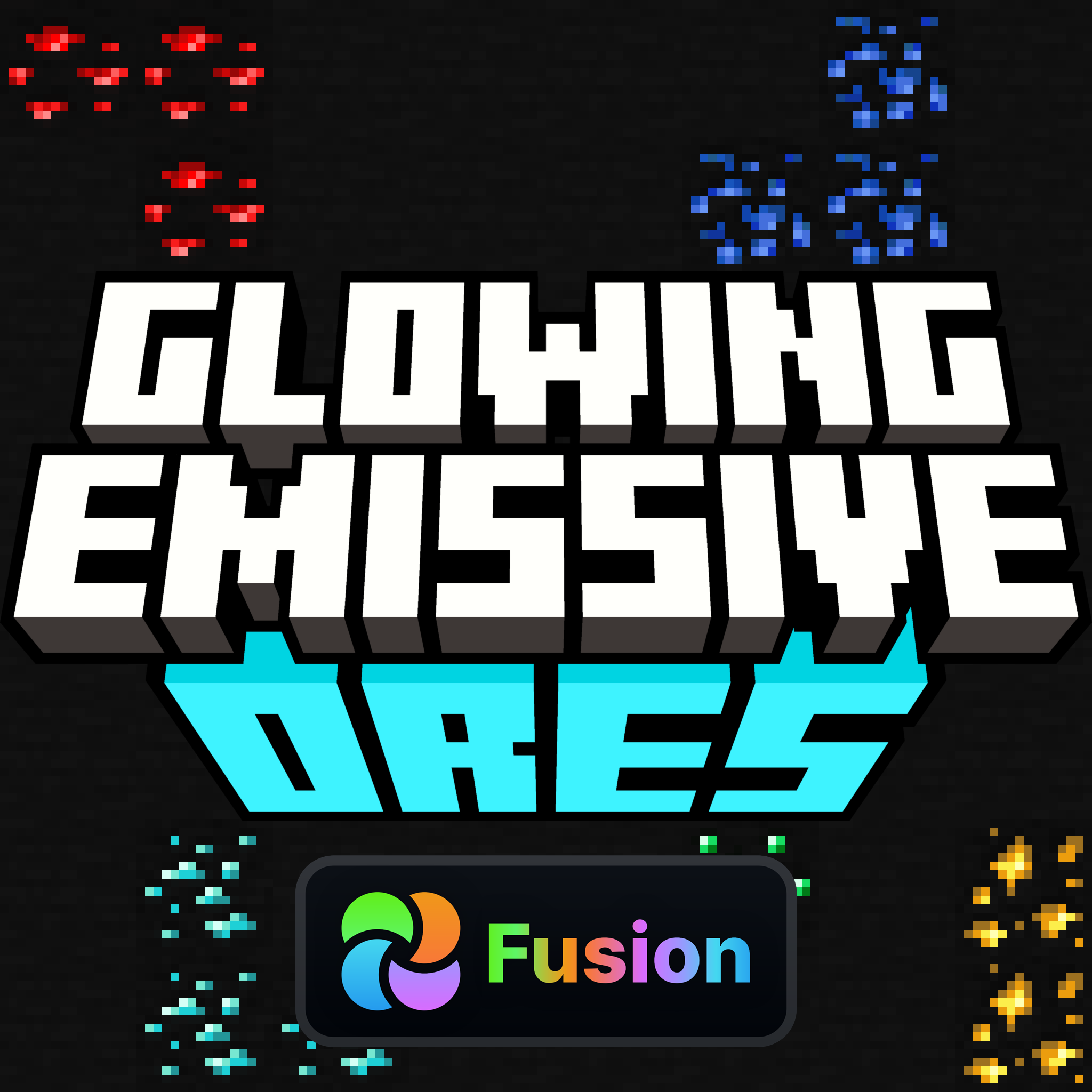 Glowing Emissive Ores - Fusion