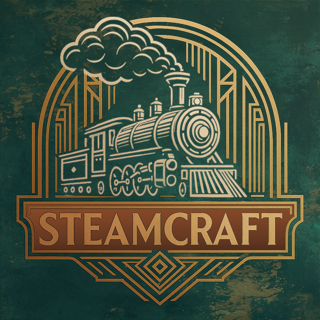 SteamCraft - Rekindled logo