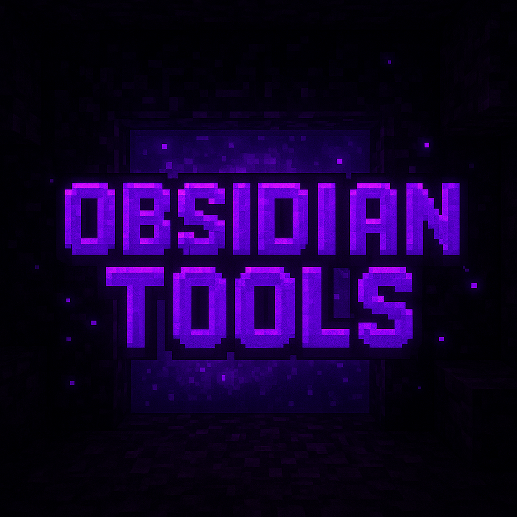Obsidian Tools and armor+ logo