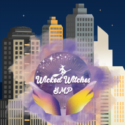 Wicked Witches SMP - Magical Metropolis logo