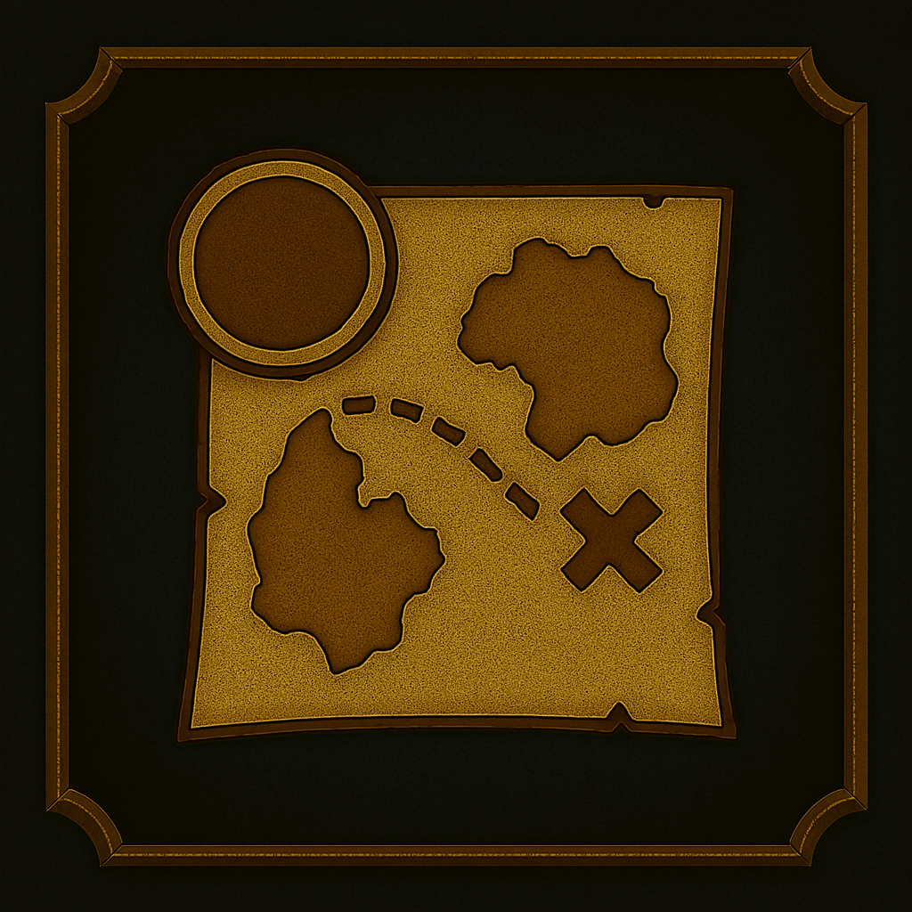 Krowi's World Map Buttons logo
