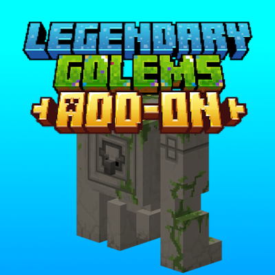 Legendary Golems: Minecraft legends golems logo