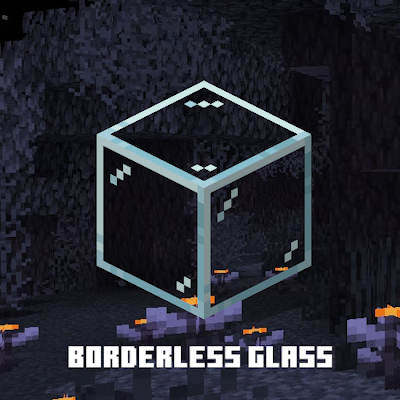 Borderless Glass (No OptiFine Needed) Bedrock Support!