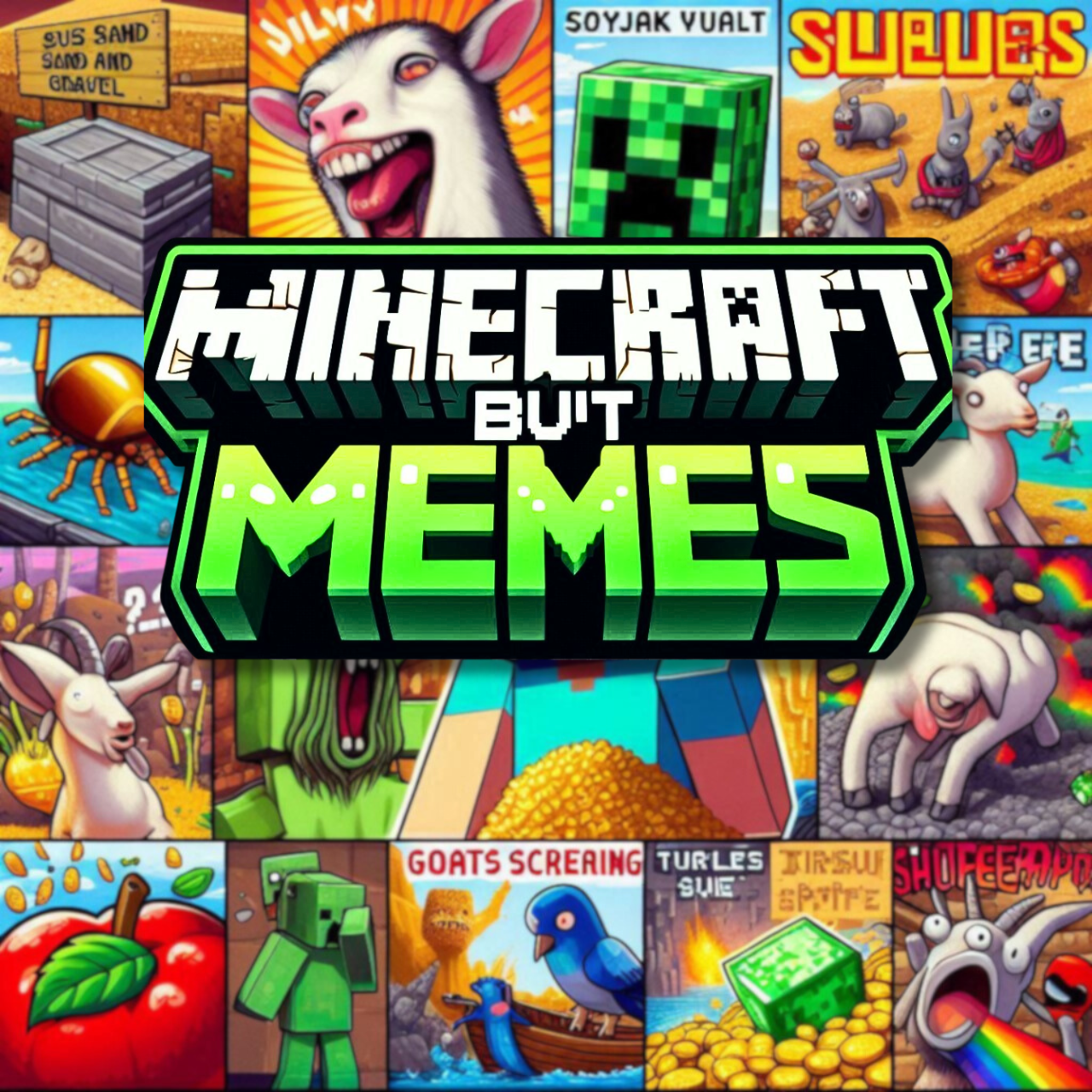 Minecraft But Memes logo
