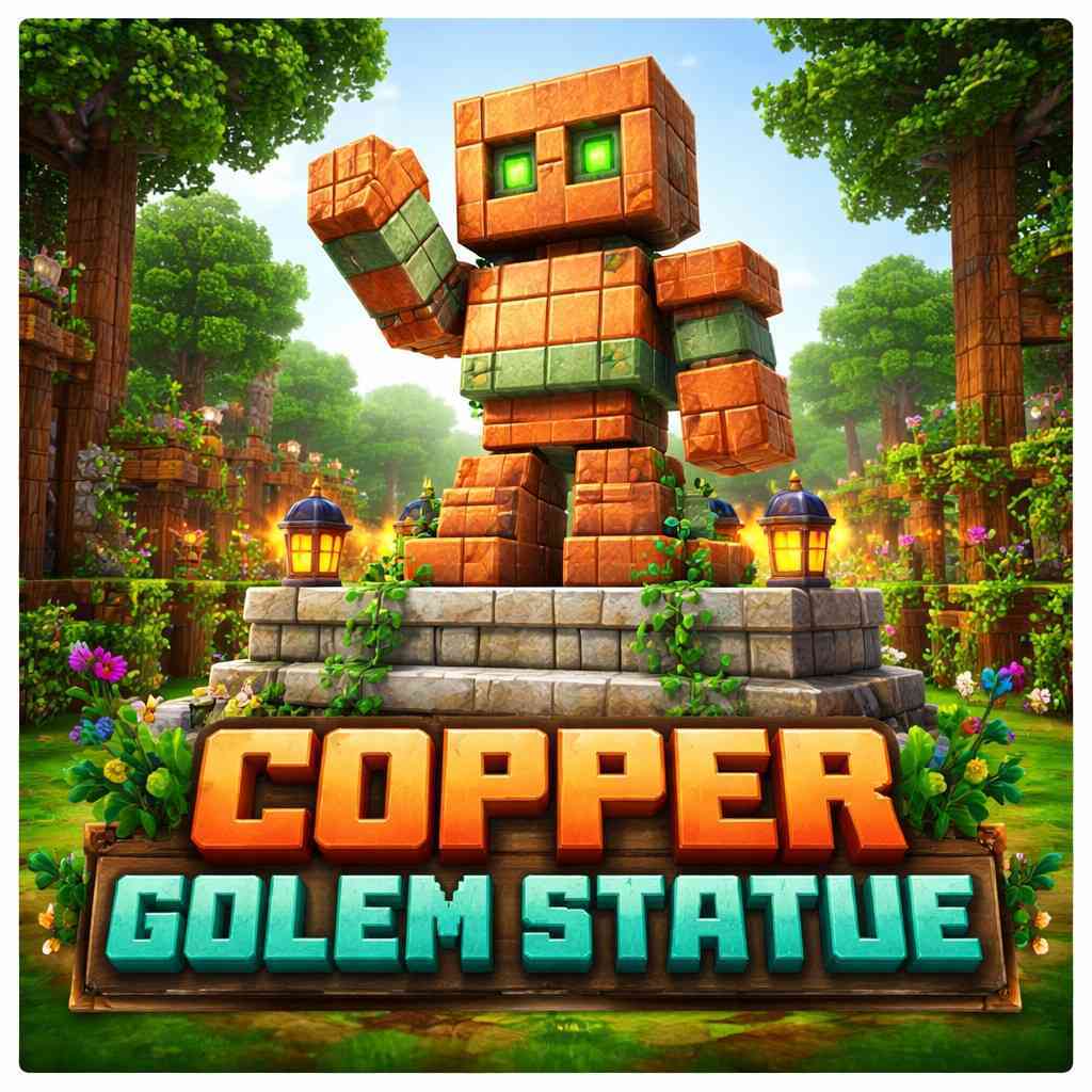 Copper Golem Statue