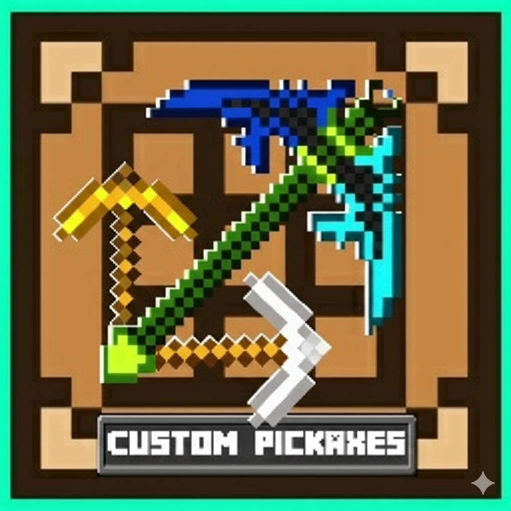 Craftable Overpowered OP Pickaxes [Achievements Friendly] logo