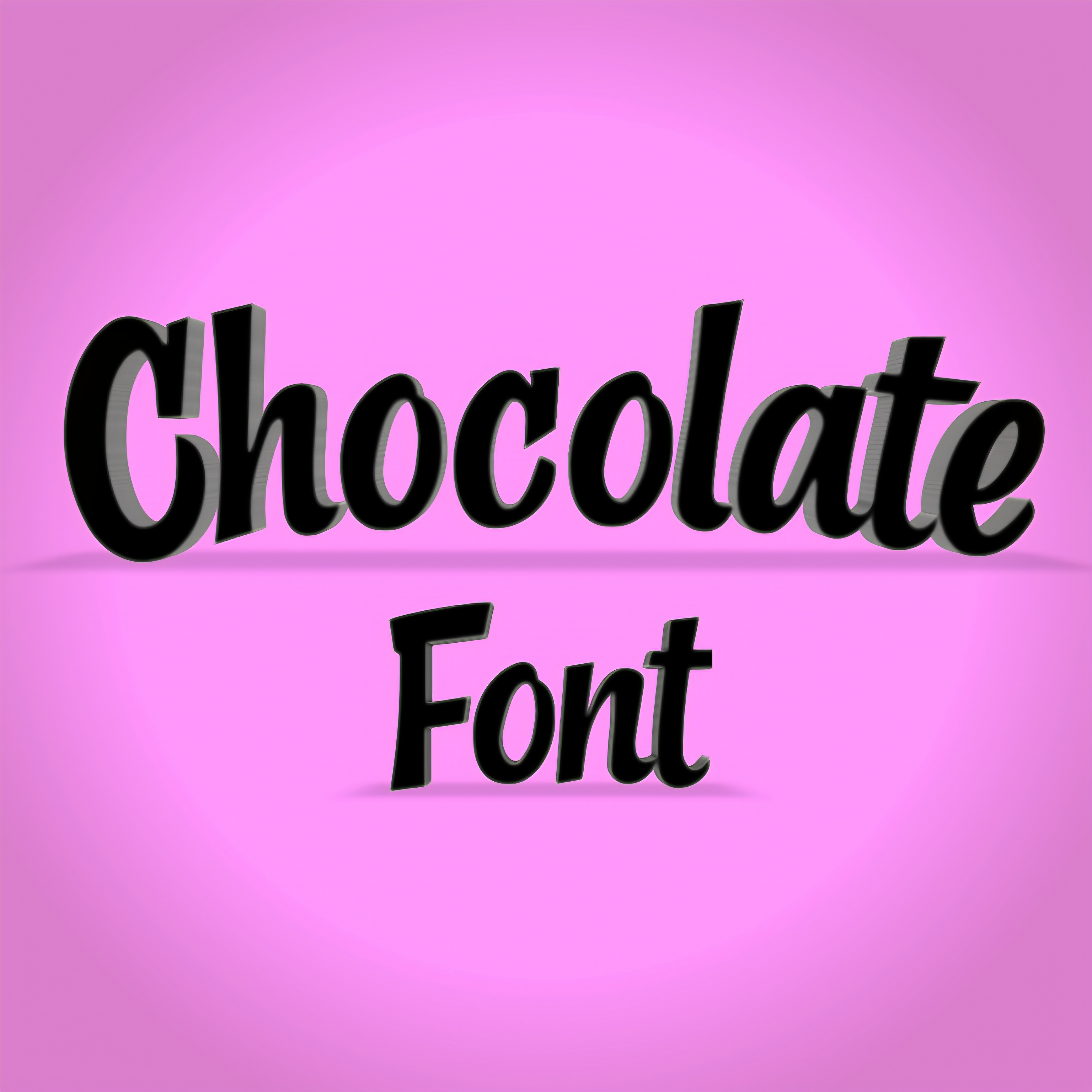Smooth font | Chocolate Font