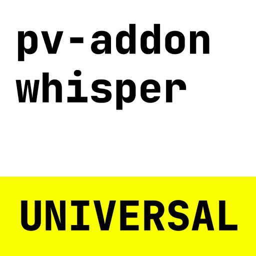 pv-addon-whisper project artwork
