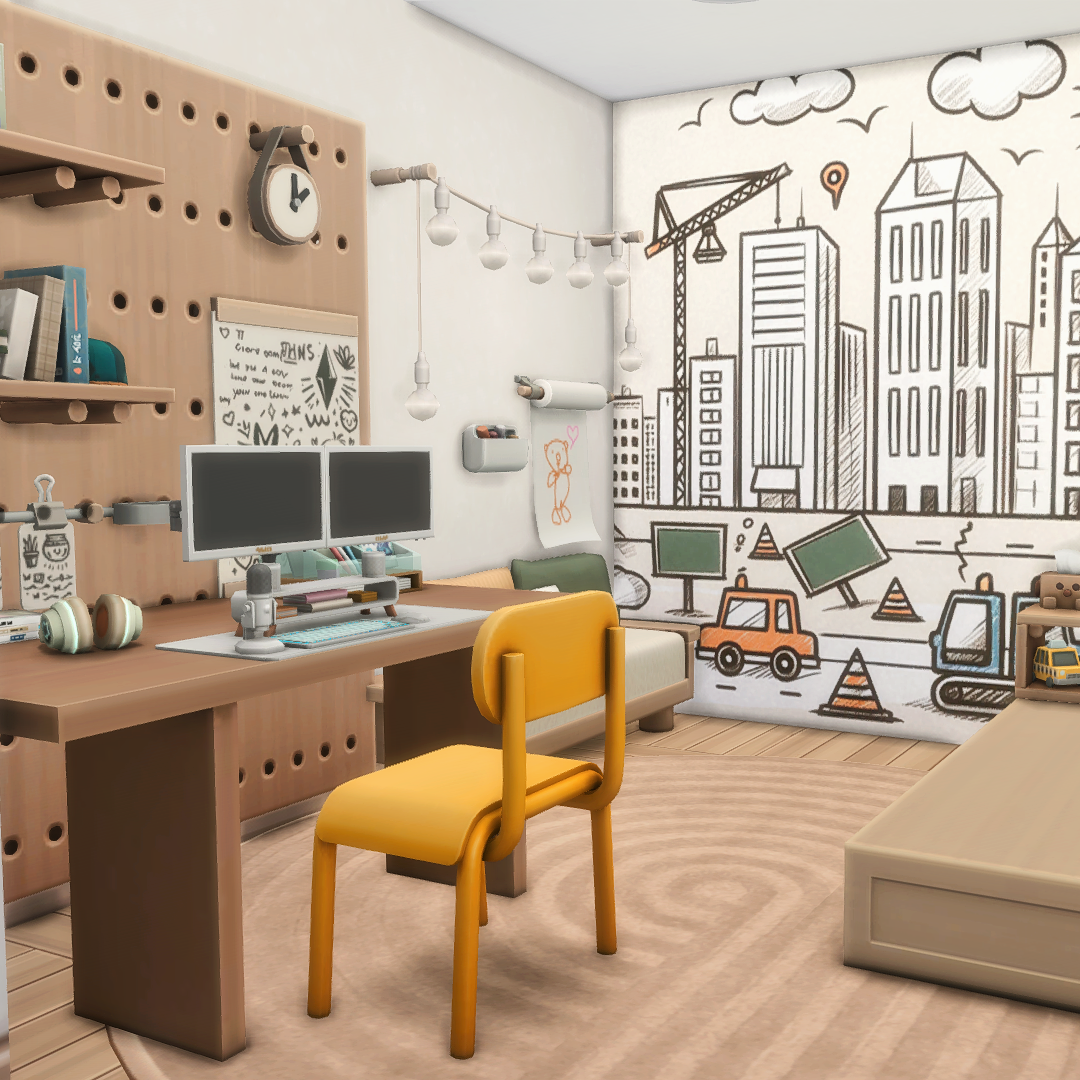Modern Nordic Kids bedroom logo