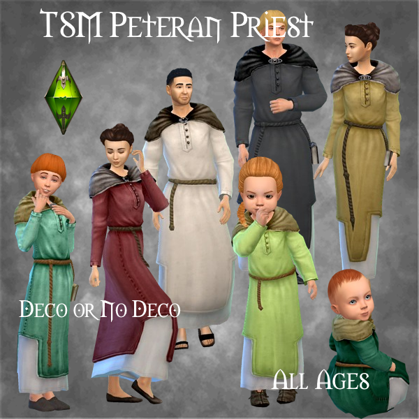 TSM Peteran Priest Robe for All Ages - Two Versions logo