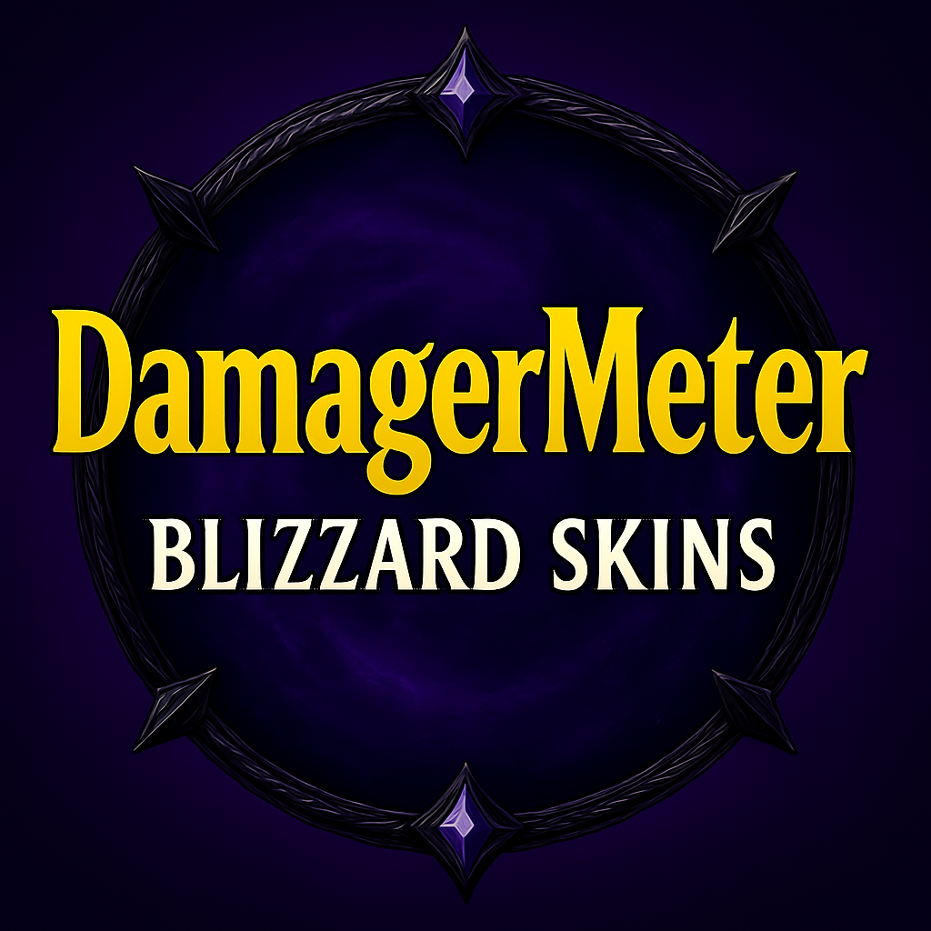 Damage Meter Blizzards Skins addon image logo