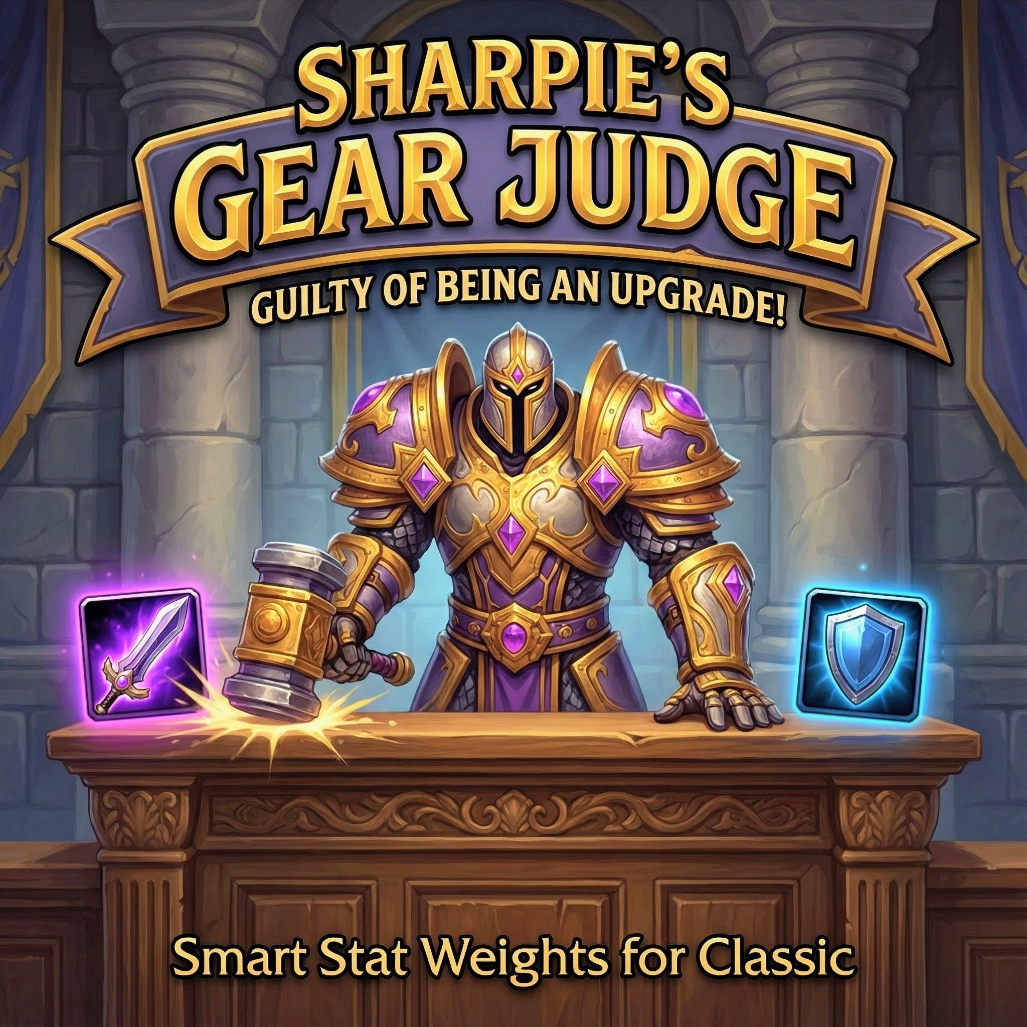 Sharpie's Gear Judge logo