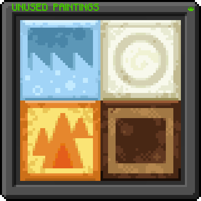 Unused  Secret Paintings logo