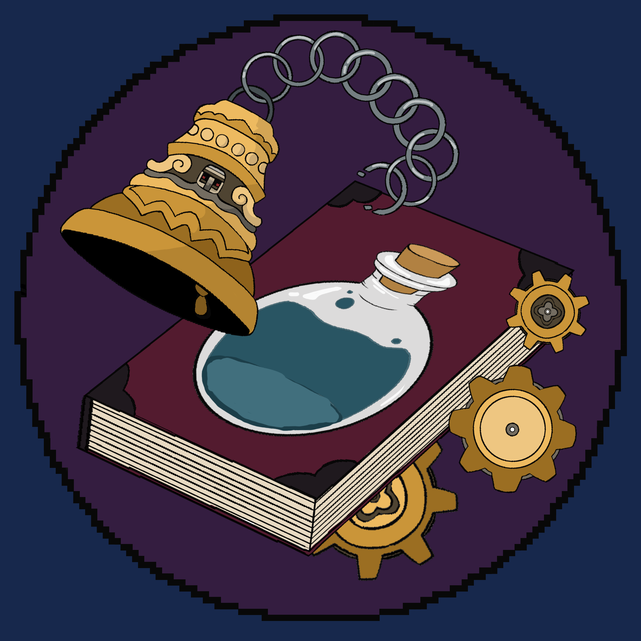 Spells Gears n' Bells RP logo