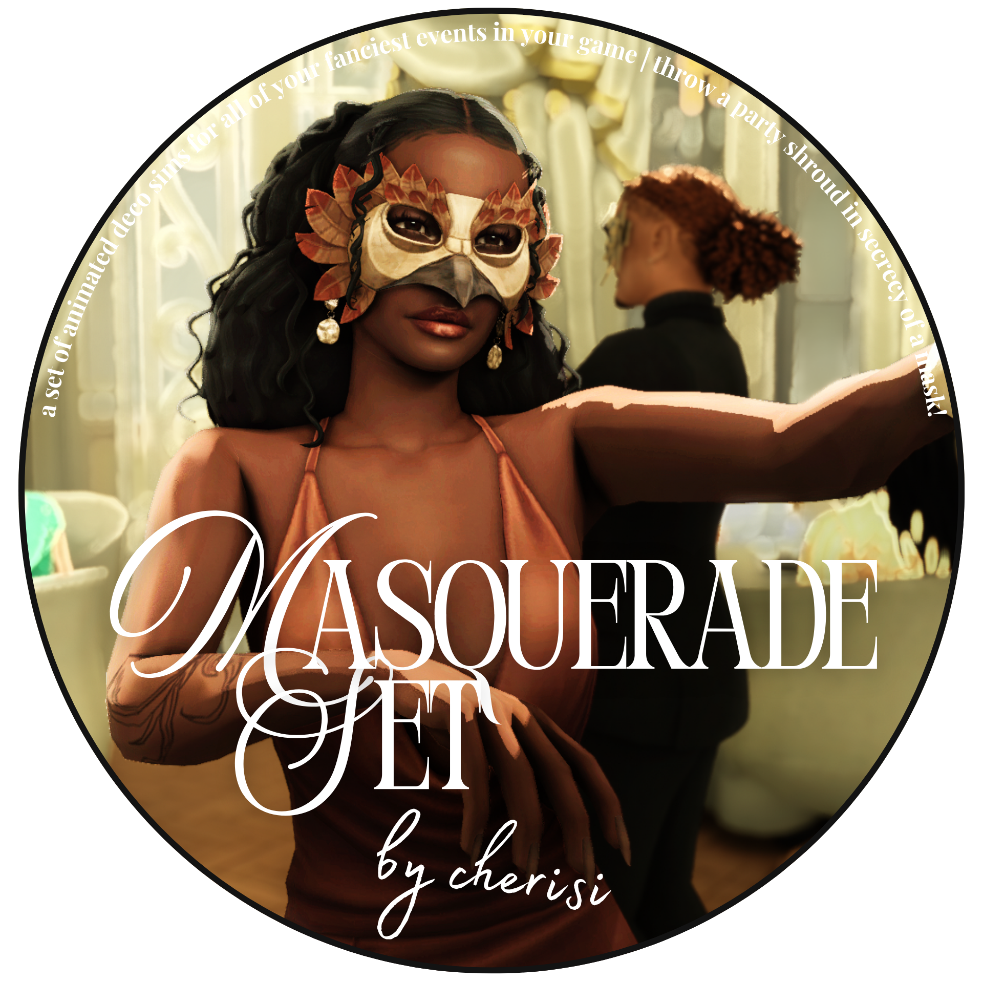 Masquerade Ball Set | 40+ Animated Deco Sims logo