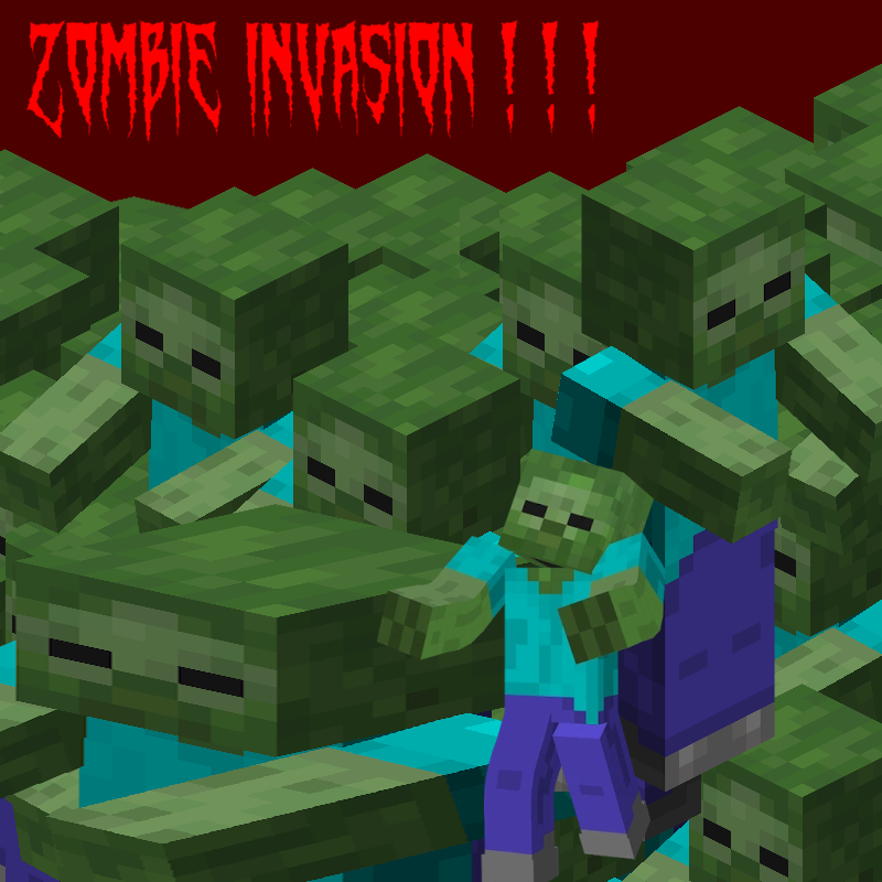 ZOMBIE INVASION!!!(EVIL cut) logo