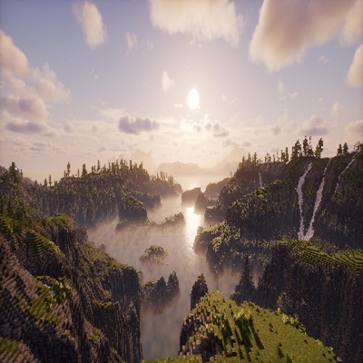 Distant Horizons with Shaders and Teralith terrain mod (ZIII) logo