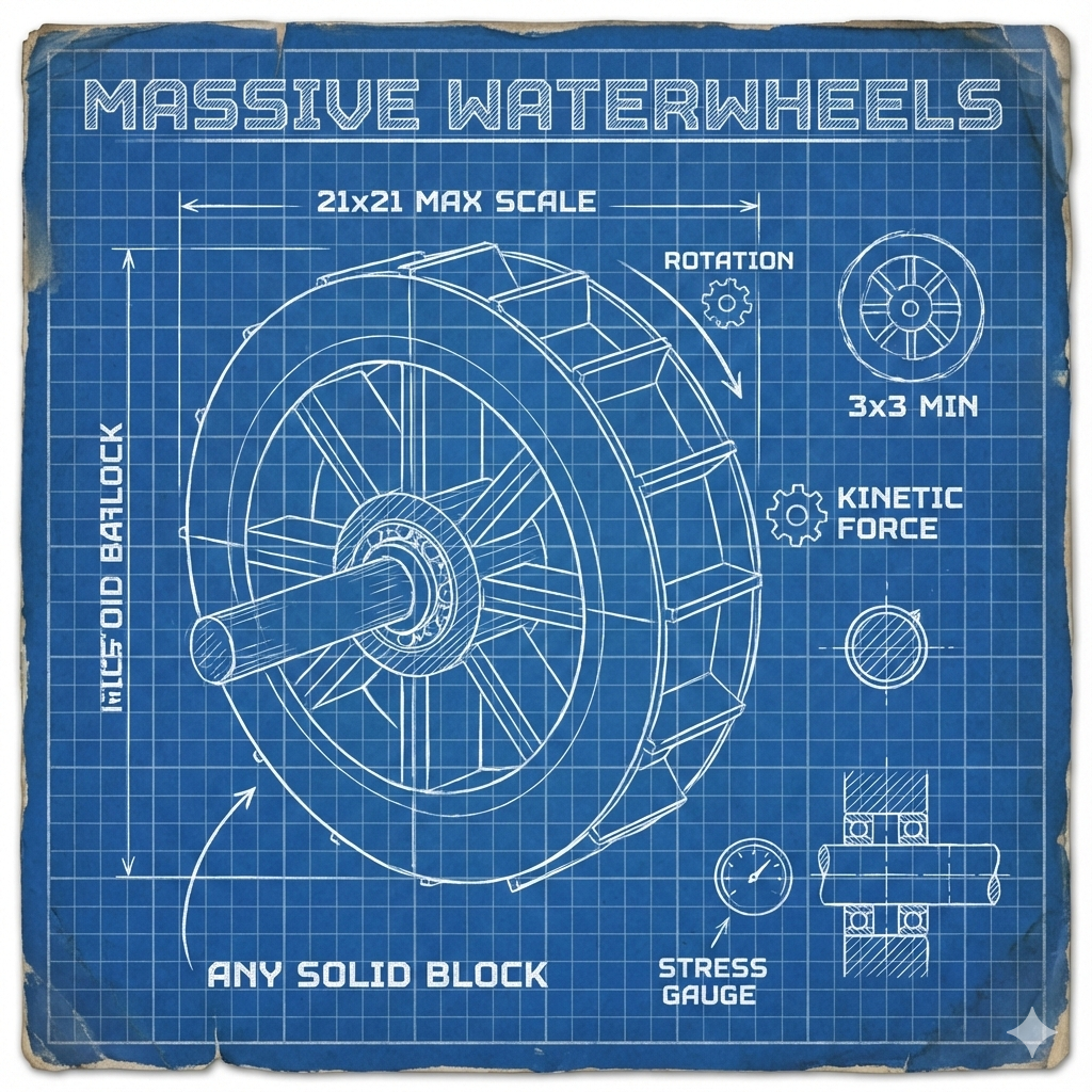 Create: Water wheel bearing logo