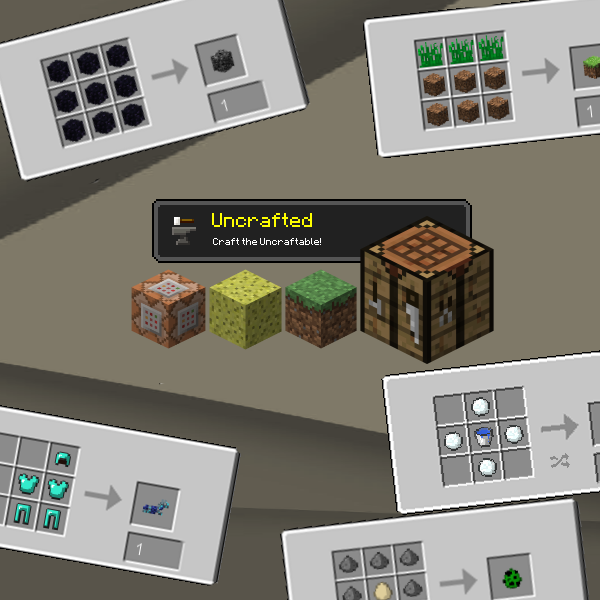 Overview Uncrafted Mods Projects Minecraft Curseforge