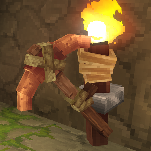 The Pickaxes Place Torches