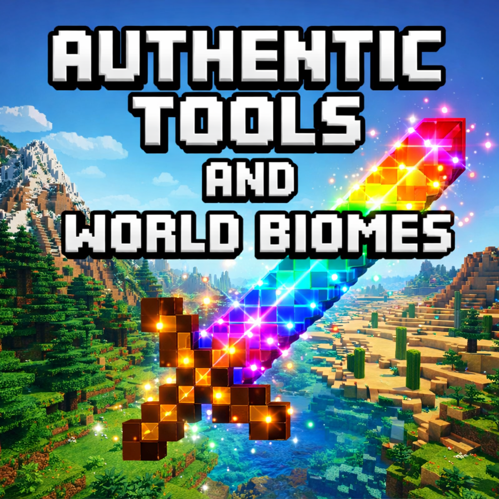 Authentic Tools &  World Biomes ORİGİNAL logo