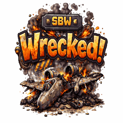 [SBW] Wrecked! logo