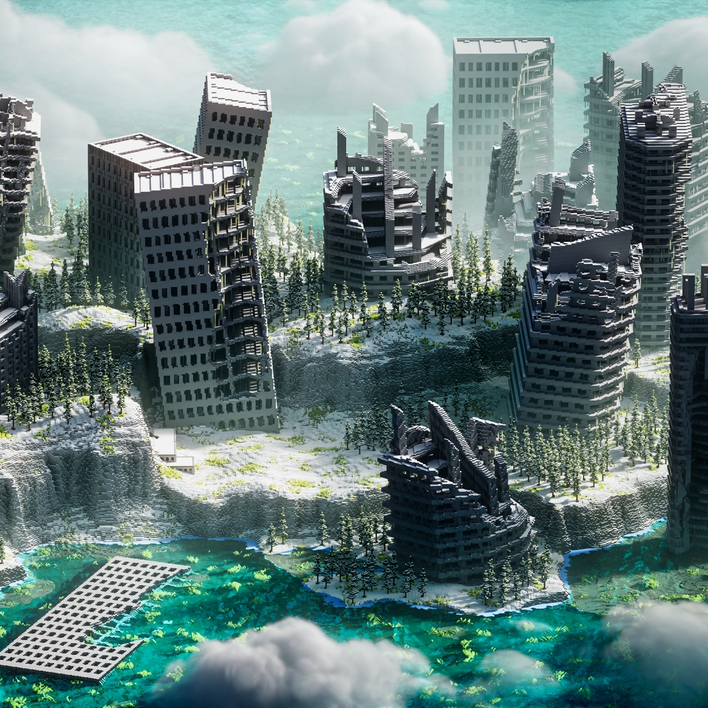 Abandoned City - Survival World logo