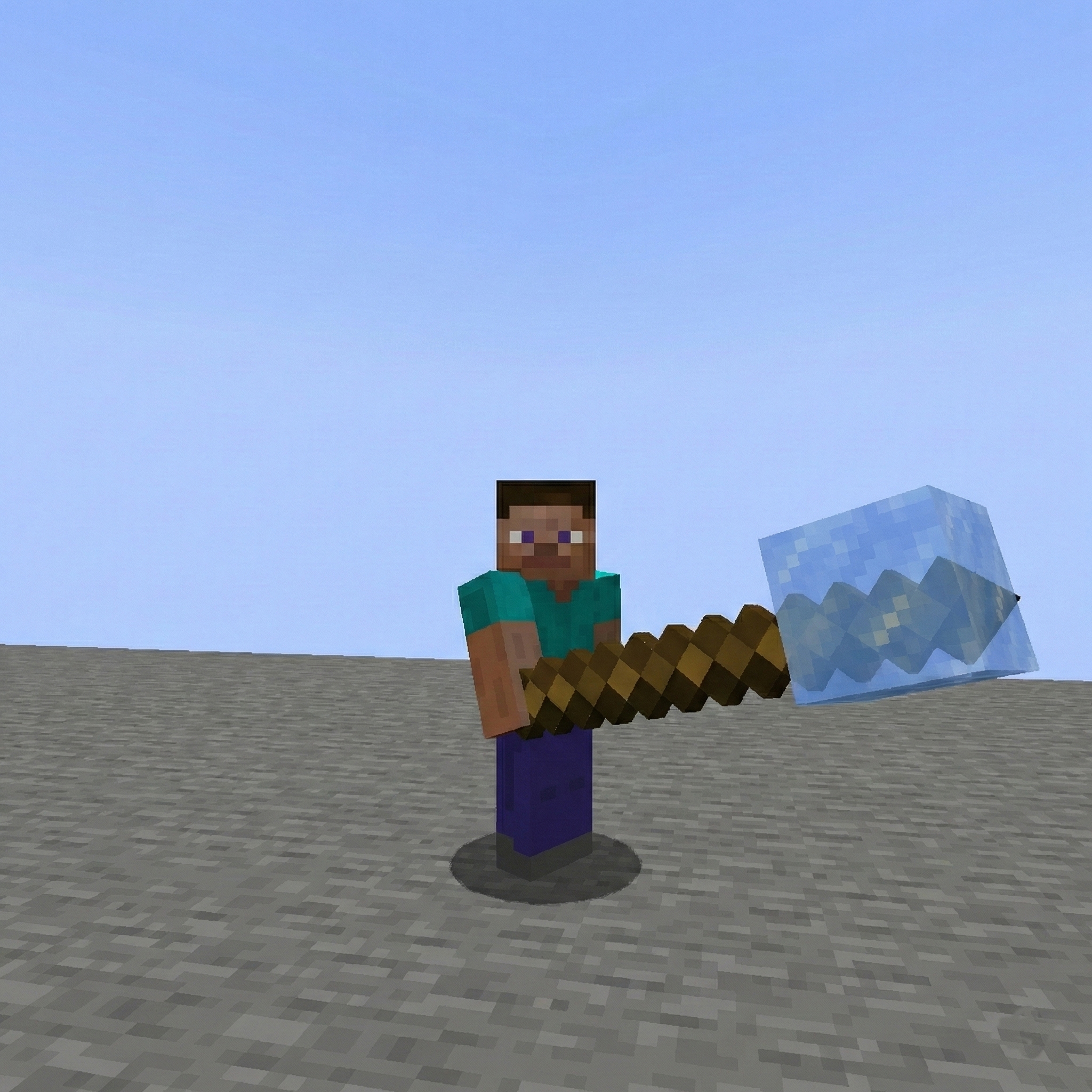 Freeze mobs with a stick!