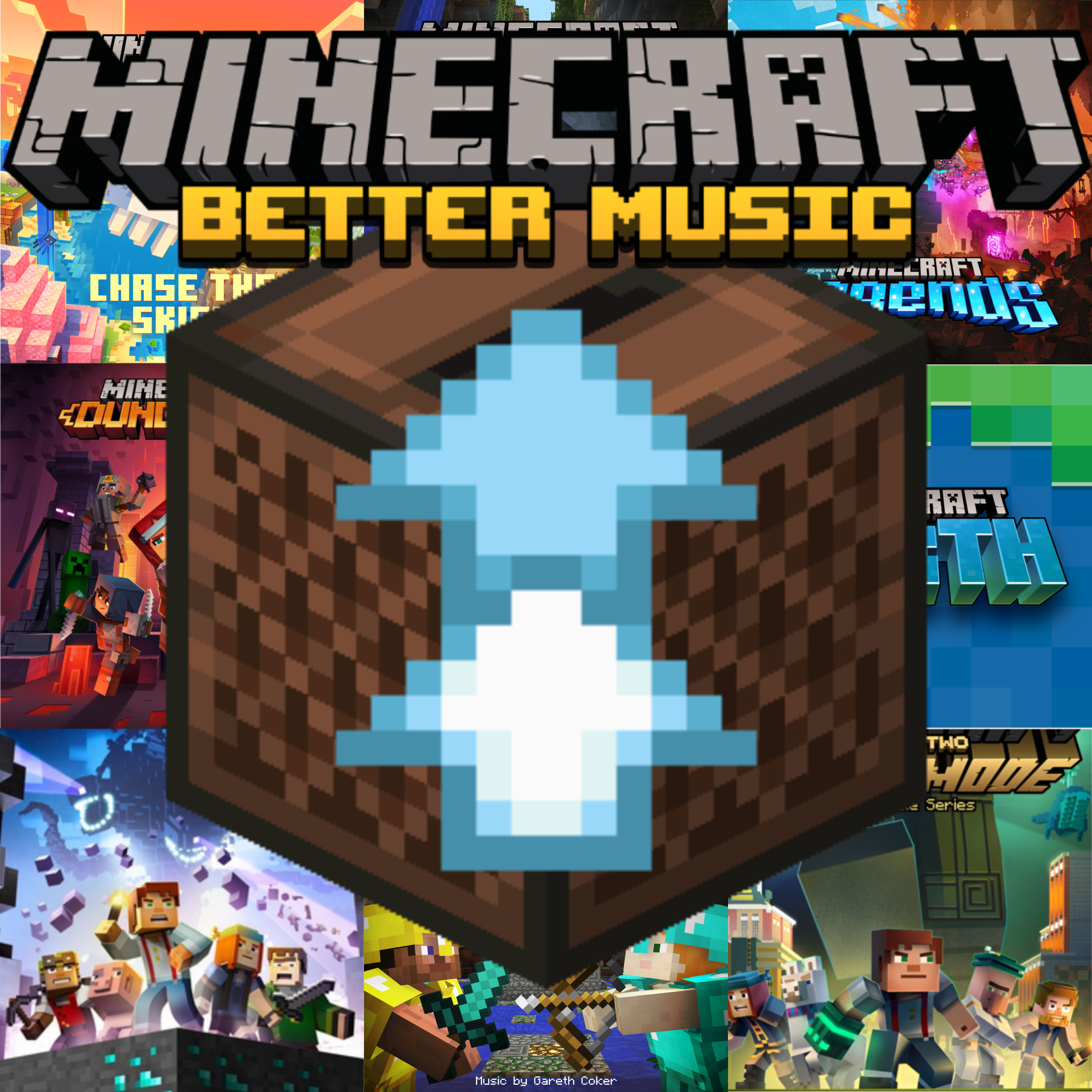 Better Minecraft Music (Era of Consoles Update) logo
