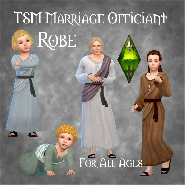 TSM Marriage Officiant Toga for All Ages logo
