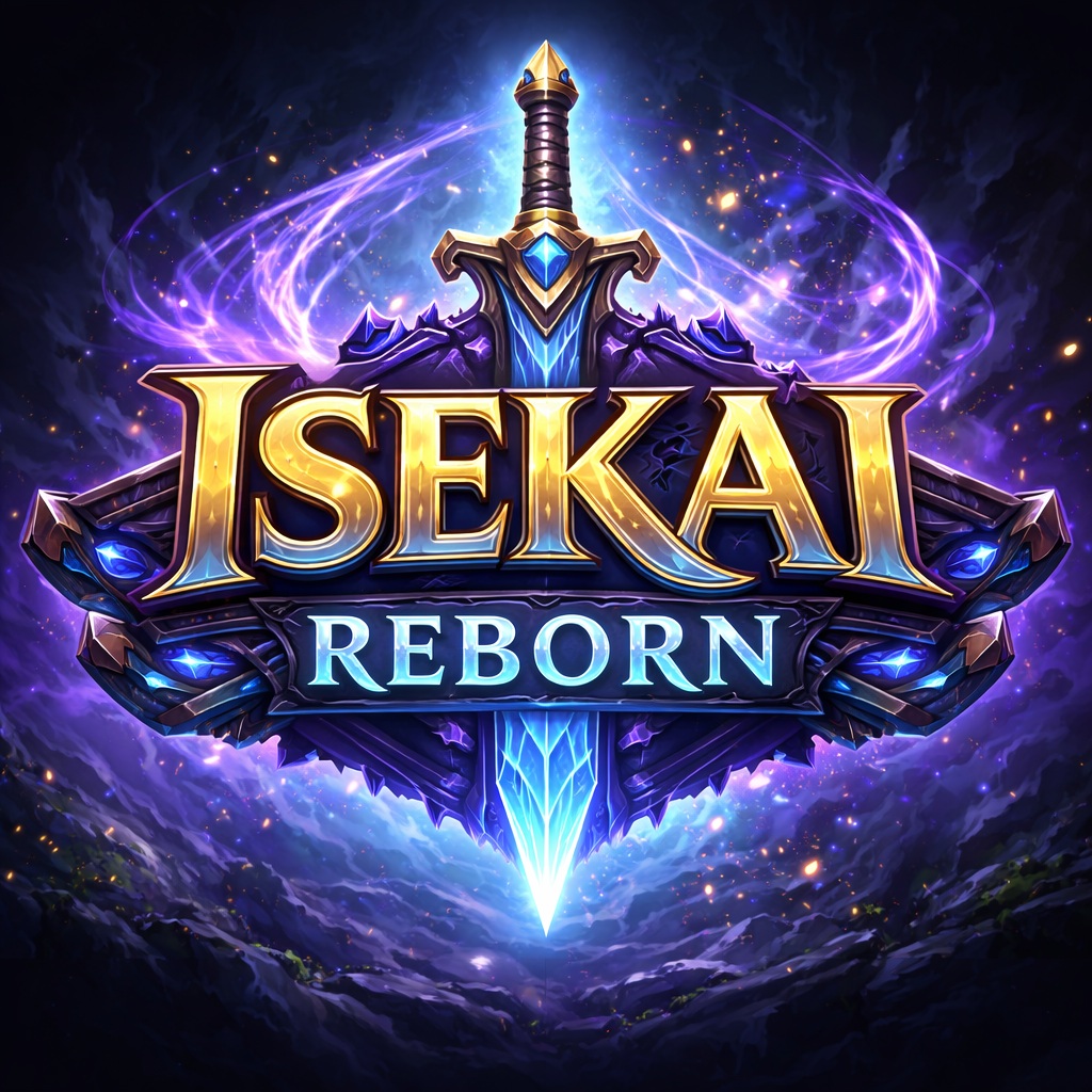 Overpowered Isekai Hero logo