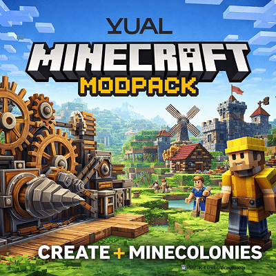 YUAL - Create w' Colony logo