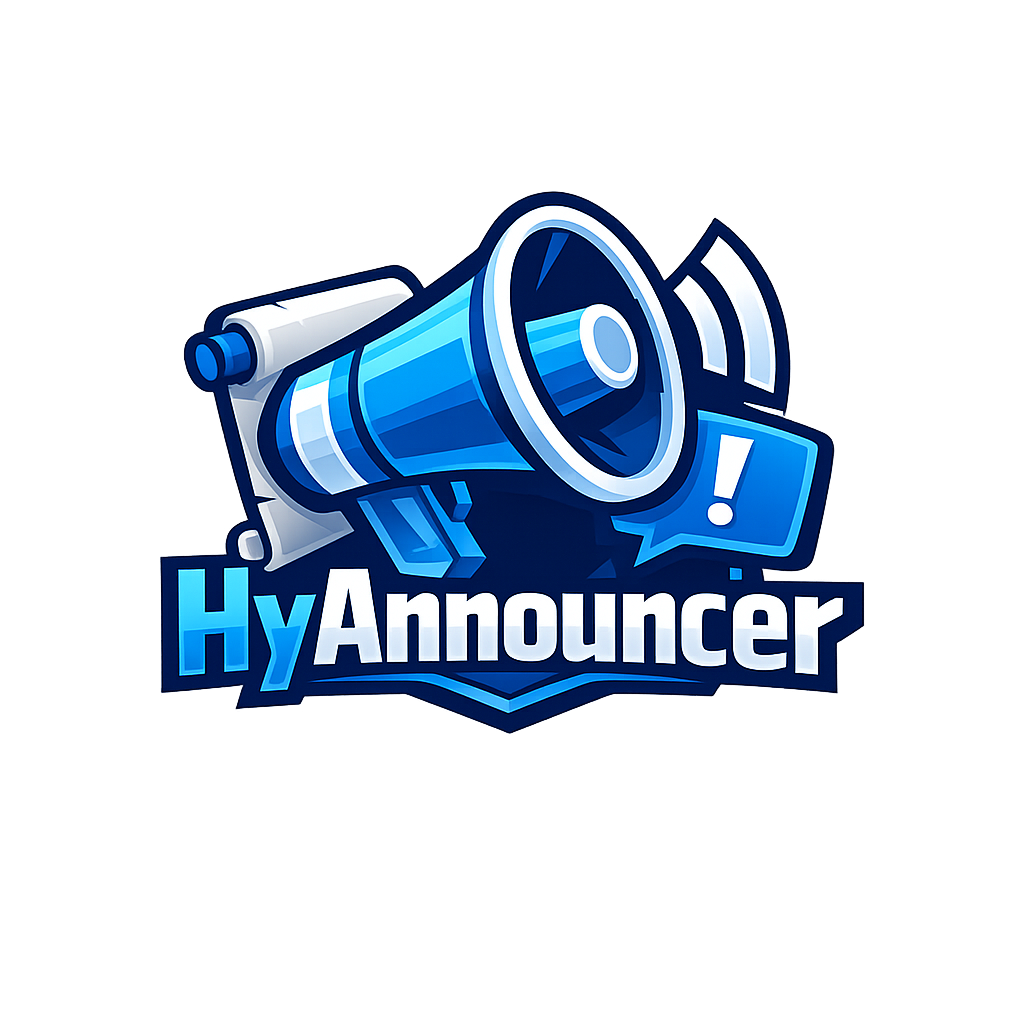 HyAnnouncer - Announcements - Broadcasts - Sounds