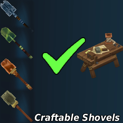 Add Shovel Crafting Recipes
