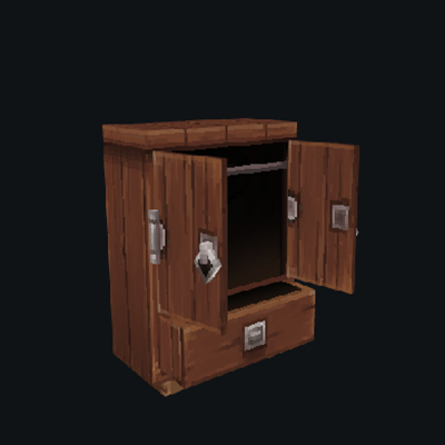 Openable Wardrobe (Storage + Animated)