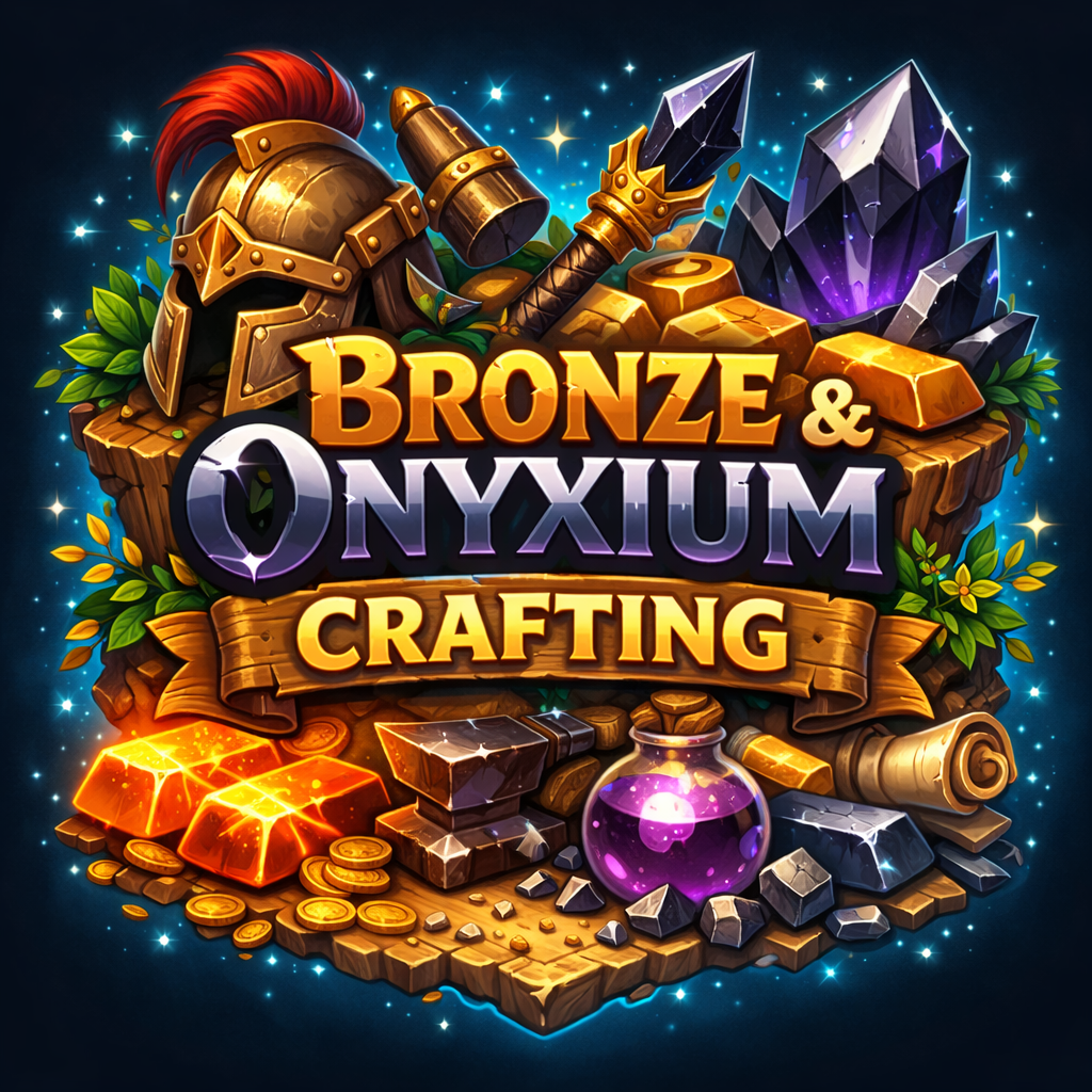 Bronze & Coal & Onyxium Crafting