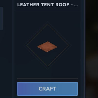 Temporary Tent Recipes