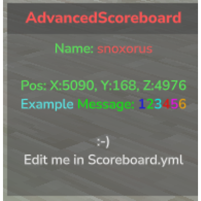 Advanced Scoreboard