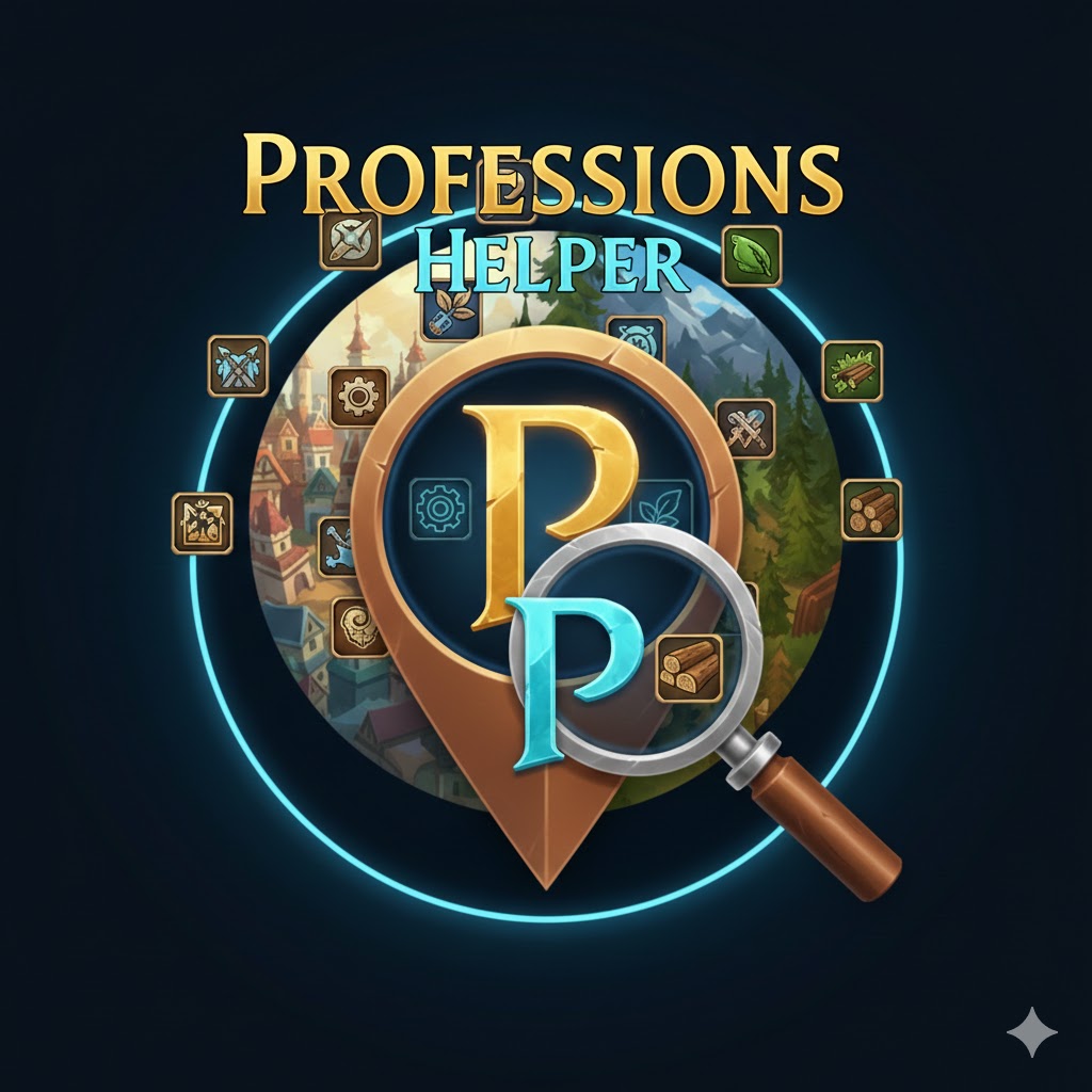 Professions Helper addon image logo